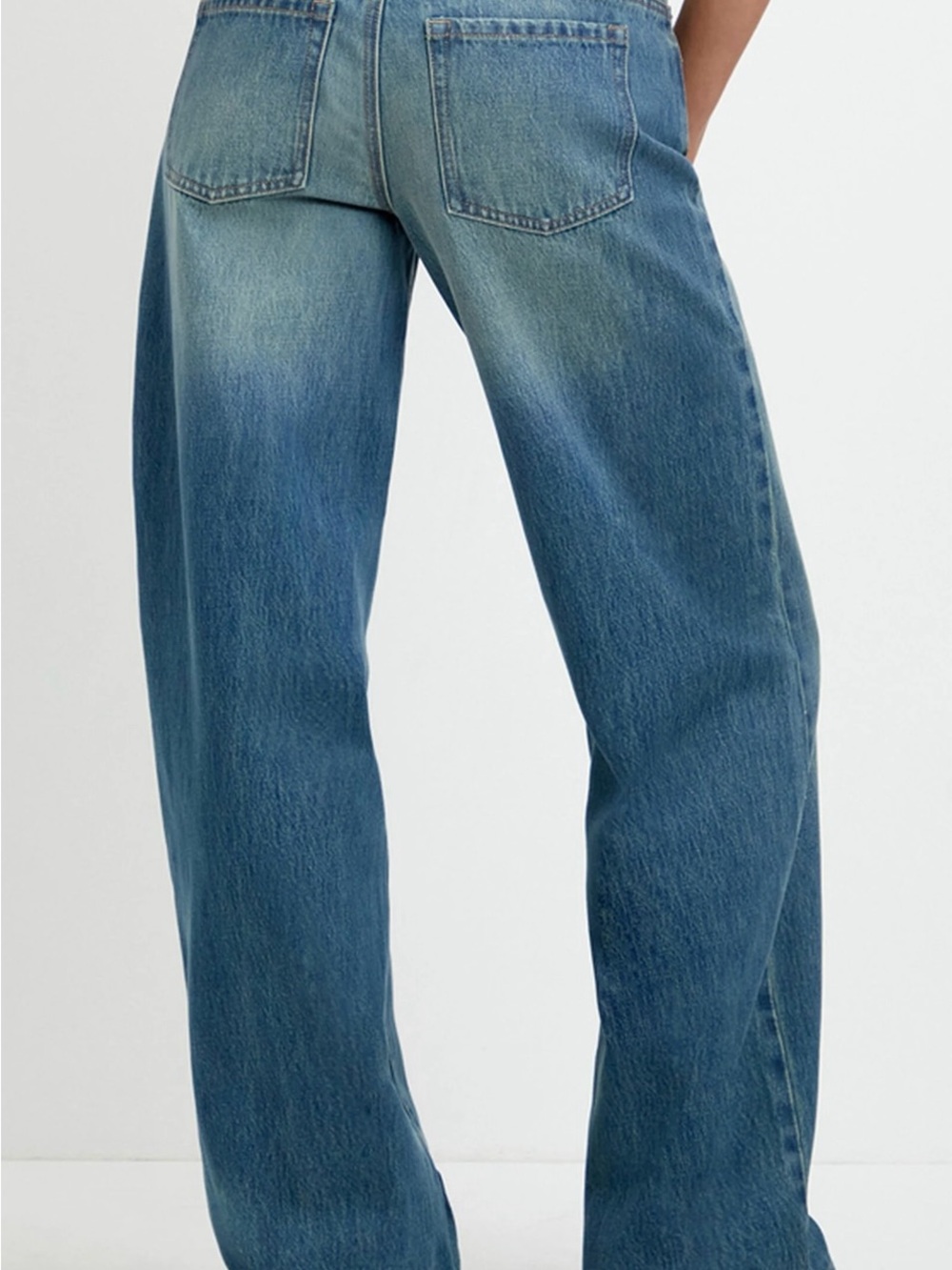 PACSUN Casey Low Rise Baggy 
Jeans Medium Indigo sz 28 - Picture 4 of 8
